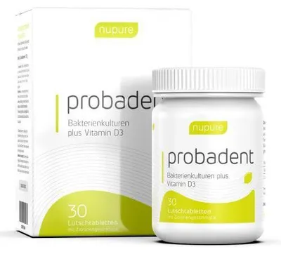 Zdjęcie produktu dla Nupure probadent probiotyk na nieświeży oddech Lut. 30 szt