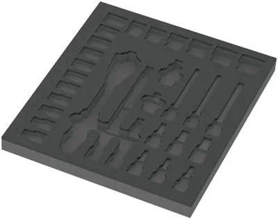 Produktbild von Wera 9822 Schaumstoffeinlage für 8000 C Zyklop Ratsche 1 2 Set 1, ohne Werkzeug, 344 x 30 x 392 mm – 05137322001