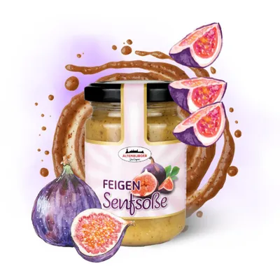 Produktbild von Feigen Senfsoße, 160 g/130 ml