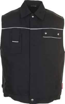 Produktbild von Größe XL Herren Planam Canvas 320 Weste schwarz Modell 2164