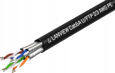 Image de Câble réseau Lanview Cat6a U-FTP