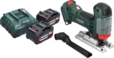 Produktbild von Metabo STA 18 LTX 100 Akku Stichsäge 18 V 100 mm Brushless + 2x Akku 4,0 Ah + Ladegerät
