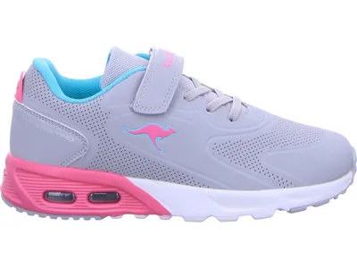 Image de KangaRoos KX-Giga EV chaussures de sport enfants baskets velcro gris loisirs, taille:33 EU