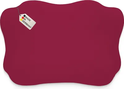 Produktbild von Bezug passend für Glückstoff Orthopädisches Kissen / Zibroges Nackenkissen / DONAMA Kissen : Farbe - Burgund