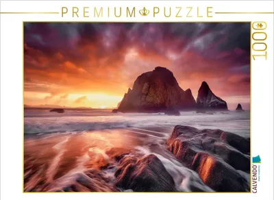 Produktbild von CALVENDO Puzzle Ein Motiv aus dem Kalender Sturmgetrieben - Der wilde Küstenkalender | 1000 Teile Lege-Größe 64x48cm Foto-Puzzle für glückliche Stunden