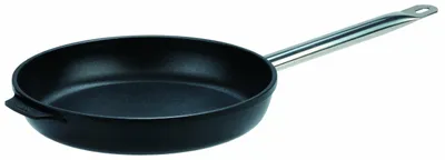 Produktbild von GSW 160247 GastroTraditionell TITANIUM Bratpfanne mit Edelstahlgriff - 24cm, Sch