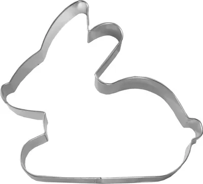 Produktbild von BIRKMANN Ausstechform Hase, liegend, 13,5 cm, Weißblech mit brilliantem Glanz, hangelötet, 110076