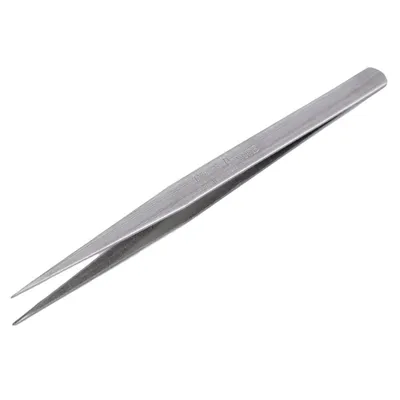 1 Pinzette, Feinmechaniker- Uhrmacher- Modellbau-Pinzette,gerade Spitze