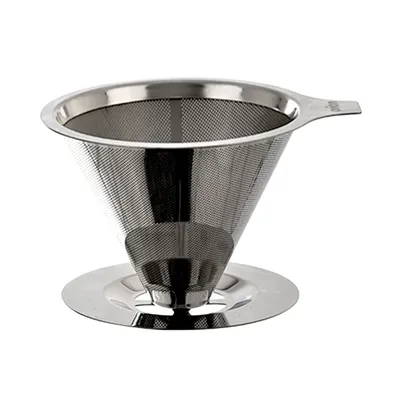 Produktbild von Wiederverwendbarer Kaffeefilter aus Edelstahl für sauberes Brühen