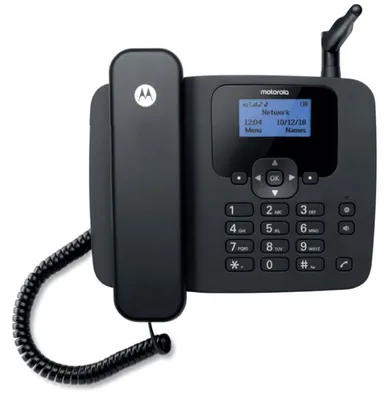 Immagine prodotto di Motorola Solutions Motorola FW410, Telefono analogico, Cornetta con filo, Vivavoce, 2000 voci, Identificazione del chiamante, Nero