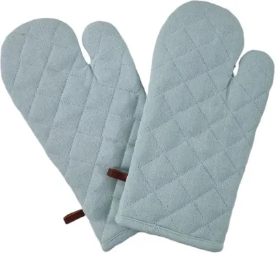 Produktbild von Picnic Ofenhandschuhe 2er Set 15x32 cm – 100 % Baumwolle – Richmond Lagoon