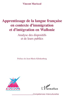 Produktbild von Apprentissage de la langue française en contexte d'immigration et d'intégration en Wallonie