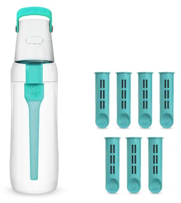 Zdjęcie produktu dla Dafi Butelka filtrująca SOLID 0,7 l turkusowa z 7 filtrami