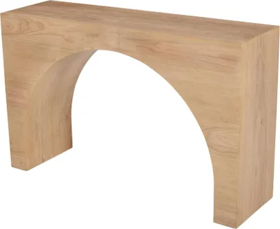 Produktbild von FURNLUX Konsolentisch Avola Beige 122cm / Hauptfarbe: Beige / Abmessungen: 122 x 76 x 36 cm