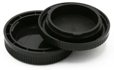 Image de CELLONIC - Bouchon boîtieret arrière objectif appareil photo compatible avec Fuji Fujinon (RLCP-001) et montures Fuji X Mount - cache système baïonnette protection cap