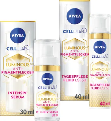 Produktbild von NIVEA Cellular Luminous630® Tagespflege LSF50 40ml + Intensiv Serum 30ml Set