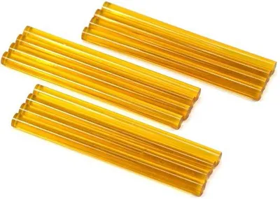 Image de Bandes de kératine - 12 pièces - pour cheveux synthétiques et naturels - Longueur : 10 cm - Diamètre : 0,7 cm - Qualité professionnelle - Pour l'extension de cheveux