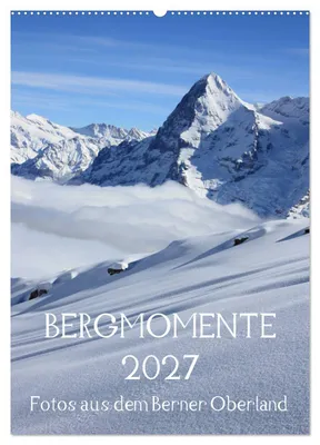 Produktbild von Bergmomente (Wandkalender 2027 DIN A2 hoch), CALVENDO Monatskalender