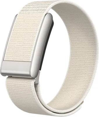 Produktbild von Stravo Nylon Klettverschluss Armband für Whoop 5.0 – Atmungsaktiv, Schweißabweisend, Verstellbar, Sportlich – Starlight