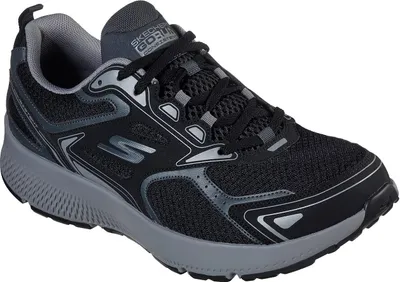 Productafbeelding van Skechers heren veterschoenen, sportief model, rubberen zool, zwart