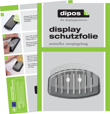 Produktbild von 2x Schutzfolie für Krups EA 8010 Tropfblech matt Displayschutzfolie Display