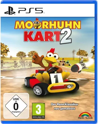 Produktbild von Moorhuhn Kart 2 PS5 Rennspiel mit Mehrspieler & Power-Ups