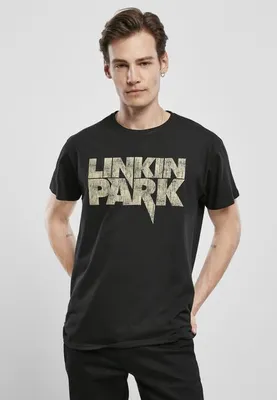 Produktbild von Merchcode T-Shirt Linkin Park Distressed Logo Tee Black-L