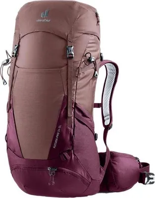 Produktbild von Deuter ProductName DE, Interner Rahmen, Wandern, Burgund, Seitentasche, M, 1,6 kg