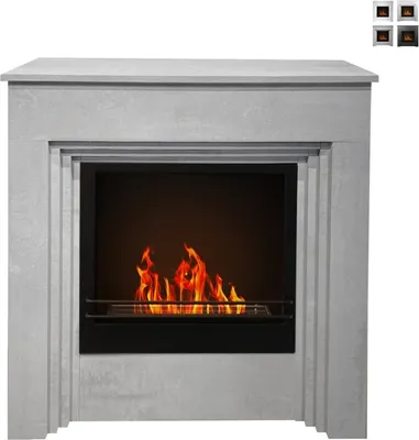 Obrázek produktu pro DIVINA FIRE DF95598, Volně stojící krb,ethanol, Šedá, Vnitřní, 4,5 - 5 h, 1,8 l