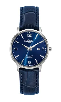 Image de Roamer Montre femme Valais 32 mm Bracelet cuir 958844 41 44 05