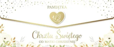 Produktbild von Taufkarte Armin Style mit Gutschein, Vergoldung/Versilberung, Perlmuttpapier, 245 x 112 mm