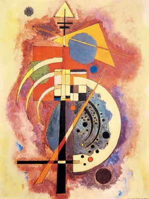 Produktbild von Wassily Kandinsky Kunstdruck Bild - Hommage An Grohmann, 1926 (80 x 60 cm)