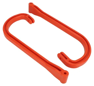 Image de Lot de deux poignées de ski pour motoneige 3639?865 – Boucles de ski de rechange en plastique pour Arctic Cat ZR, style parabolique