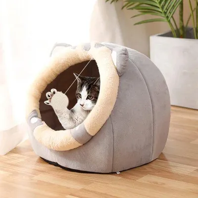 Produktbild von Famanu Katzenbett – Verschiedene Größen – Plüschdesign