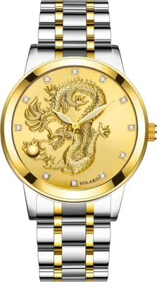 Produktbild von Uhr Dragon - Silber / Gold für Herren KP33716
