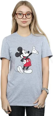 Produktbild von Disney - "Traditional Wave" T-Shirt für Damen BI1499 (L) (Grau)