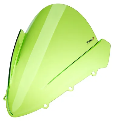 Imagen del producto de Cúpula Puig Z-Racing, color verde, de 400x390 mm, para Kawasaki