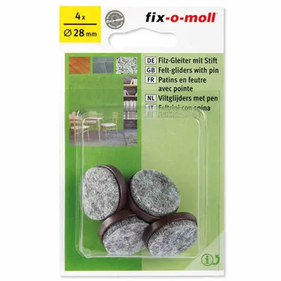 Produktbild von Filzgleiter m.Stift br.28mm 4 Stück
