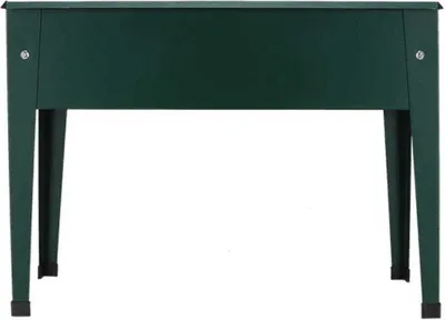 Produktbild von Kinderhochbeet Metall, Pflanzkasten, Kräuterbeet, dunkelgrün