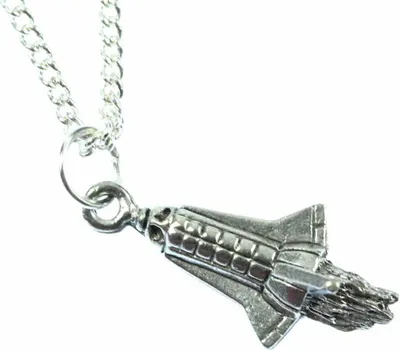 Produktbild von Rakete Kette Halskette Miniblings 45cm Raumschiff space Astronaut verslb.
