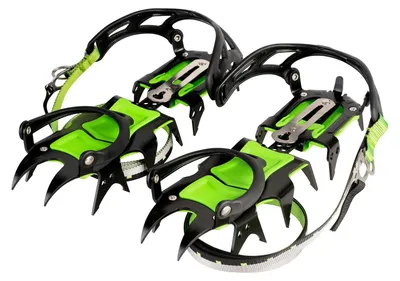 Imagen del producto de Crampones para zapatos - 14 púas - Acero al manganeso - Talla EU 36-45 - Para hielo, nieve y barro