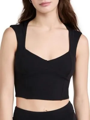Produktbild von Tanktop Damen – Ärmellos – Casual – Herzförmiger Ausschnitt – Kurze Länge – Weiches und bequemes Material – Oberteil