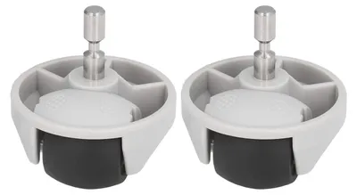 2er-Pack Ersatz-Vorderrad für Roborock E4, E5, S5, S6, S7