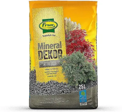 Produktbild von frux Mineraldekor Lava-Mulch Vulkan-Lava anthrazit 25l 8-16mm