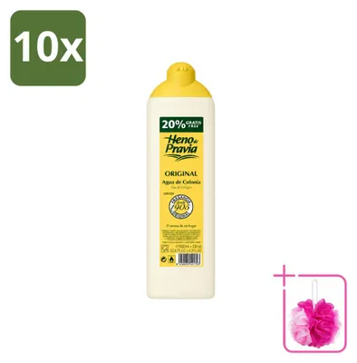 Image de 10 flacons de Cologne Original Heno de Pravia - 780 ml - Lot de 10