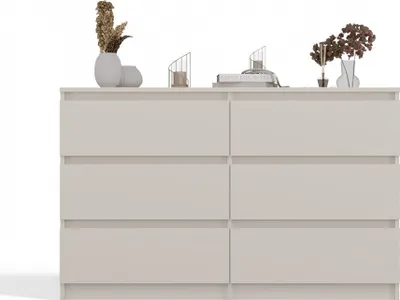Produktbild von Kommode, 120/140 cm Breiten,  6 Schubladen