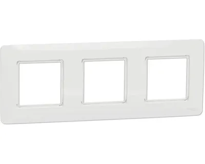 Obrázek produktu pro Trojrámeček Schneider Electric Nová Unica Outline NU230618 bílý