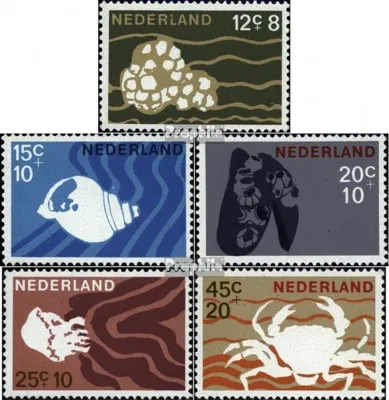 Produktbild von Briefmarken Niederlande 1967 Mi 873-877 (kompl.Ausg.) postfrisch Wohlfahrtsmarken