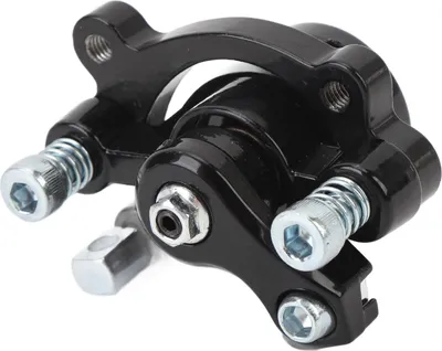 Zdjęcie produktu dla Przedni zacisk hamulca tarczowego i klocki hamulcowe Stabilny zespół wydajnościowy do 33cc 43cc 47cc 49cc Moto ATV Gas Scooter Dziecięcy motocykl terenowy Czarny