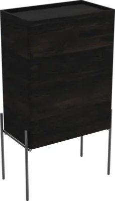 Produktbild von VitrA Midischrank Equal links BxHxT 45x85x27 cm Frontfarbe ulme